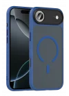 Mey İthalat®   iPhone 17 Air Megane Magsafe Kapak - Lacivert