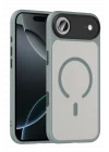 Mey İthalat®   iPhone 17 Air Megane Magsafe Kapak - Titan Gri