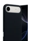Mey İthalat®   iPhone 17 Air Nano içi Kadife Silikon - Siyah