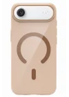 Mey İthalat®   iPhone 17 Air PC Blank Magsafe Kapak - Çöl Titanyum