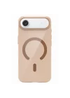 Mey İthalat®   iPhone 17 Air PC Blank Magsafe Kapak - Çöl Titanyum