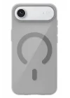 Mey İthalat®   iPhone 17 Air PC Blank Magsafe Kapak - Natural Grey