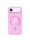 Mey İthalat®   iPhone 17 Air PC Blank Magsafe Kapak - Pembe