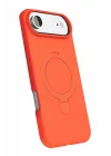 Mey İthalat®  Apple iPhone 17 Air Regal Magsafe Standlı Kapak - Turuncu