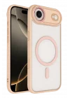 Mey İthalat®   iPhone 17 Air Terea Magsafe Kapak - Pembe