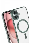 Mey İthalat®   iPhone 17 Kross Magneticsafe Kapak - Koyu Yeşil