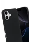 Mey İthalat®   iPhone 17 Nano içi Kadife Silikon - Siyah