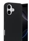 Mey İthalat®   iPhone 17 Nano içi Kadife Silikon - Siyah