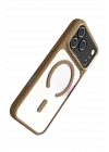 Mey İthalat®   iPhone 17 Pro Hazar Magsafe Kapak - Gold