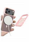 Mey İthalat®   iPhone 17 Pro Jota Magsafe Kapak - Pudra