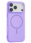 Mey İthalat®   iPhone 17 Pro Jully Magsafe Kapak - Lila