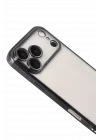 Mey İthalat®   iPhone 17 Pro  Lensli Silikon - Siyah