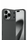 Mey İthalat®  Apple iPhone 17 Pro Max Auto Focus Karbon Kapak - Gri