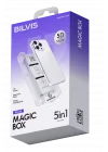 Mey İthalat®  Apple iPhone 17 Pro Max Bilvis 5in1 3D Magic Cam Ekran Koruyucu - Siyah
