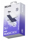 Mey İthalat®  Apple iPhone 17 Pro Max Bilvis 5in1 5D Magic Hayalet Cam Ekran Koruyucu - Siyah
