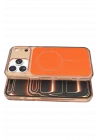 Mey İthalat®   iPhone 17 Pro Max Bruma Magsafe Kapak - Turuncu