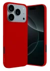 Mey İthalat®   iPhone 17 Pro Max First Silikon - Kırmızı