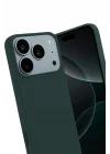 Mey İthalat®   iPhone 17 Pro Max First Silikon - Koyu Yeşil