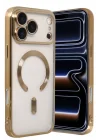 Mey İthalat®   iPhone 17 Pro Max Kross Magneticsafe Kapak - Gold