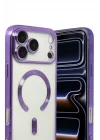 Mey İthalat®   iPhone 17 Pro Max Kross Magneticsafe Kapak - Mor
