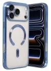 Mey İthalat®   iPhone 17 Pro Max Kross Magneticsafe Kapak - Sierra Blue