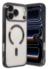 Mey İthalat®   iPhone 17 Pro Max Kross Magneticsafe Kapak - Siyah