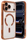 Mey İthalat®   iPhone 17 Pro Max Kross Magneticsafe Kapak - Turuncu
