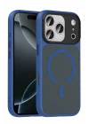 Mey İthalat®   iPhone 17 Pro Max Megane Magsafe Kapak - Lacivert