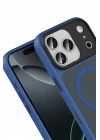 Mey İthalat®   iPhone 17 Pro Max Megane Magsafe Kapak - Lacivert