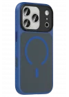 Mey İthalat®   iPhone 17 Pro Max Megane Magsafe Kapak - Lacivert