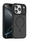 Mey İthalat®   iPhone 17 Pro Max Megane Magsafe Kapak - Siyah