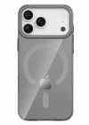 Mey İthalat®   iPhone 17 Pro Max PC Blank Magsafe Kapak - Natural Grey