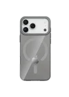 Mey İthalat®   iPhone 17 Pro Max PC Blank Magsafe Kapak - Natural Grey