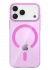 Mey İthalat®   iPhone 17 Pro Max PC Blank Magsafe Kapak - Pembe
