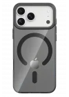 Mey İthalat®   iPhone 17 Pro Max PC Blank Magsafe Kapak - Siyah