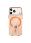 Mey İthalat®   iPhone 17 Pro Max PC Blank Magsafe Kapak - Turuncu