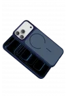 Mey İthalat®   iPhone 17 Pro Max Rush Magsafe Kapak - Mavi