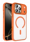 Mey İthalat®   iPhone 17 Pro Max Terea Magsafe Kapak - Turuncu