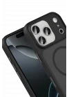 Mey İthalat®   iPhone 17 Pro Megane Magsafe Kapak - Siyah