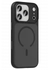 Mey İthalat®   iPhone 17 Pro Megane Magsafe Kapak - Siyah
