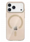 Mey İthalat®   iPhone 17 Pro PC Blank Magsafe Kapak - Çöl Titanyum