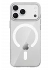 Mey İthalat®   iPhone 17 Pro PC Blank Magsafe Kapak - Şeffaf