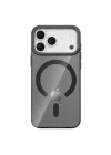 Mey İthalat®   iPhone 17 Pro PC Blank Magsafe Kapak - Siyah