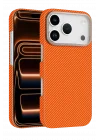 Mey İthalat®  Apple iPhone 17 Pro Vega Magsafe Kapak - Turuncu