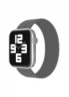 Mey İthalat®  Apple Watch 38mm Ayarlı Solo Silikon Kordon - Gri