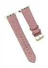 Mey İthalat®  Apple Watch 38mm Creeper Desenli Kordon - Rose Gold