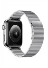 Mey İthalat®  Apple Watch 38mm KR404 Huks Kordon - Gümüş