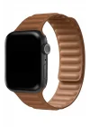 Mey İthalat®  Apple Watch 38mm Loop Kordon - Kahverengi