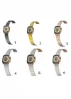 Mey İthalat®  Apple Watch 38mm Made Metal Kordon - Gümüş-Gold