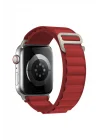 Mey İthalat®  Apple Watch 38mm Mountain Kordon - Kırmızı